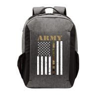 Army United States Thin Camo Line Flag Front And Back Vector Backpack