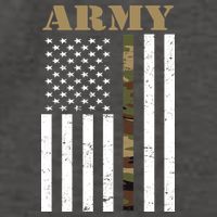 Army United States Thin Camo Line Flag Front And Back Vector Backpack