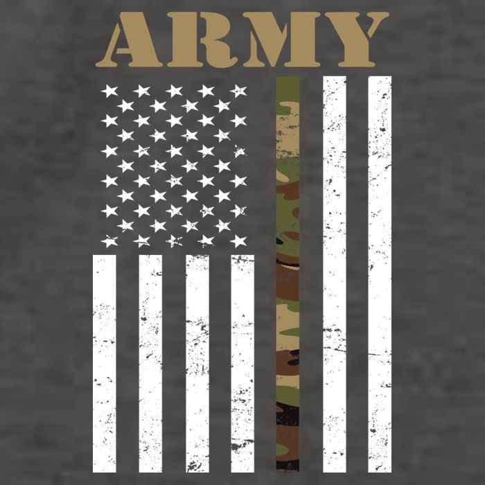 Army United States Thin Camo Line Flag Front And Back Vector Backpack