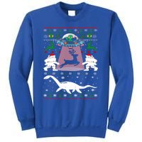 Alien Ufo Santa Reindeer Alien Dinosaur Bigfoot Sweater Xmas Meaningful Gift Sweatshirt