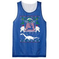 Alien Ufo Santa Reindeer Alien Dinosaur Bigfoot Sweater Xmas Meaningful Gift Mesh Reversible Basketball Jersey Tank