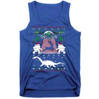 Alien Ufo Santa Reindeer Alien Dinosaur Bigfoot Sweater Xmas Meaningful Gift Tank Top