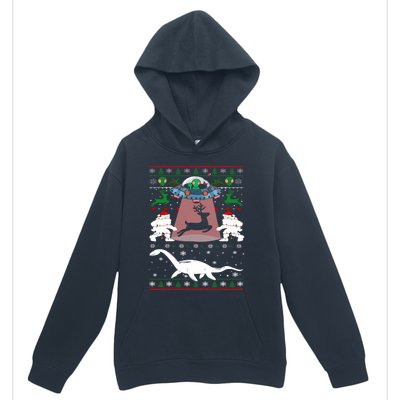 Alien Ufo Santa Reindeer Alien Dinosaur Bigfoot Sweater Xmas Meaningful Gift Urban Pullover Hoodie