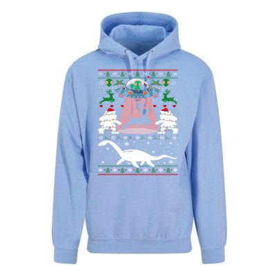 Alien Ufo Santa Reindeer Alien Dinosaur Bigfoot Sweater Xmas Meaningful Gift Unisex Surf Hoodie