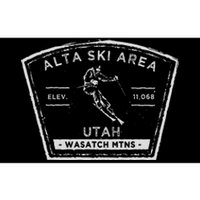 Alta Utah Snow Skiing Bumper Sticker