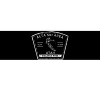 Alta Utah Snow Skiing Bumper Sticker