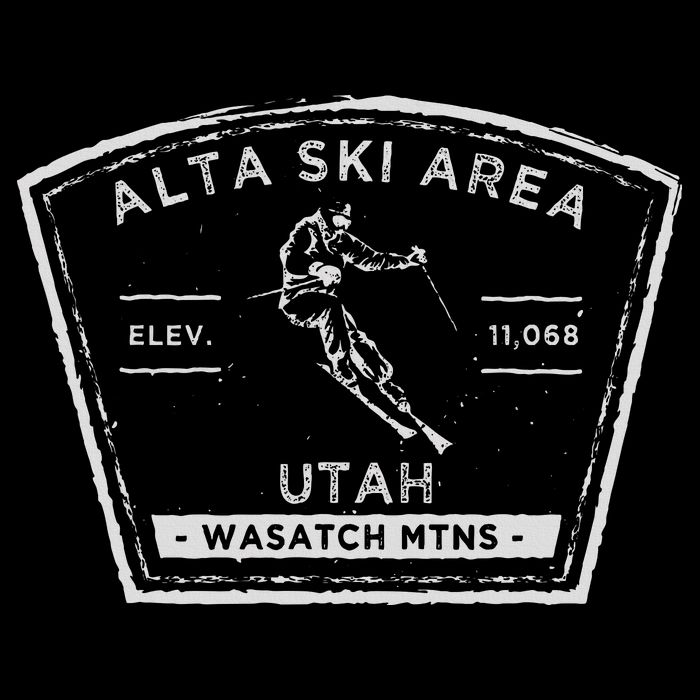 Alta Utah Snow Skiing Bucket Hat