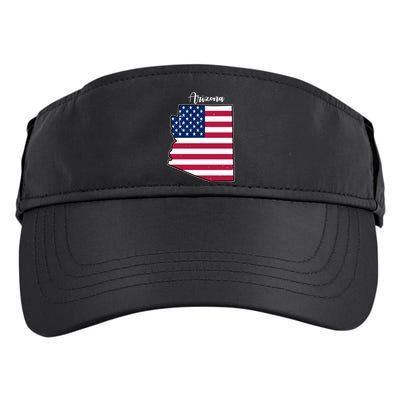 Arizona United States Map Adult Drive Performance Visor