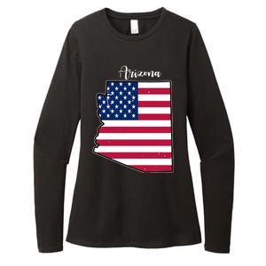 Arizona United States Map Womens CVC Long Sleeve Shirt