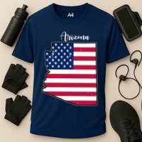Arizona United States Map Performance Shirt