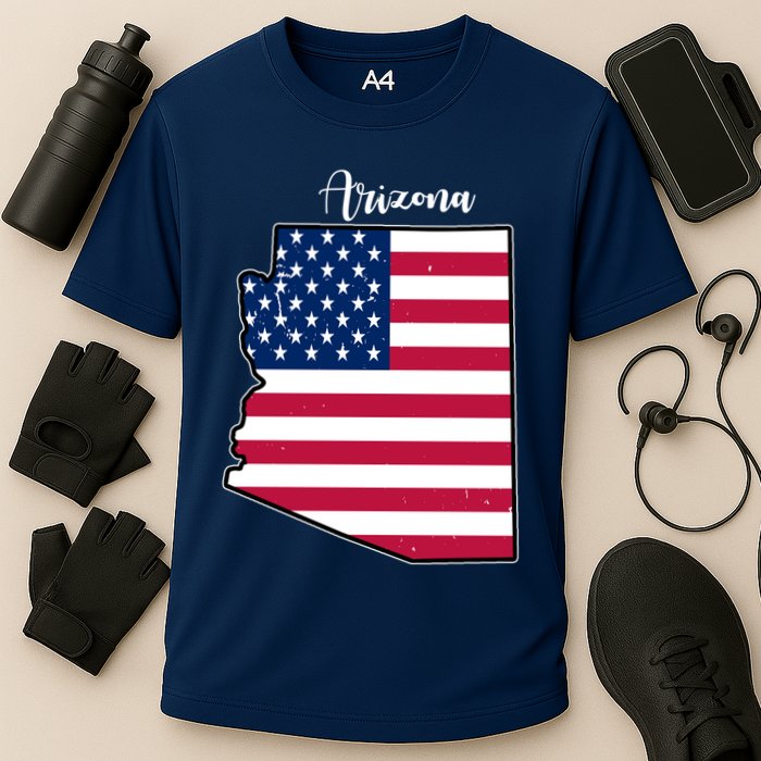 Arizona United States Map Performance Shirt