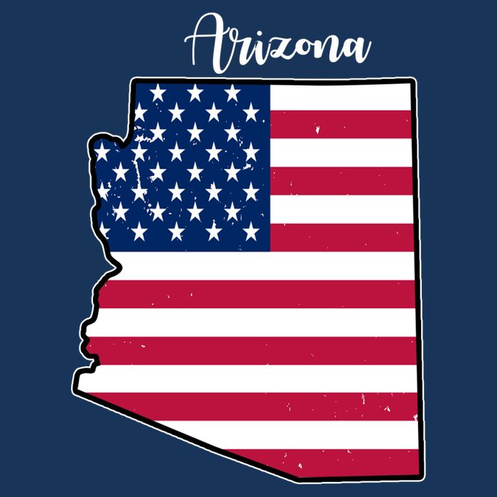 Arizona United States Map Performance Shirt