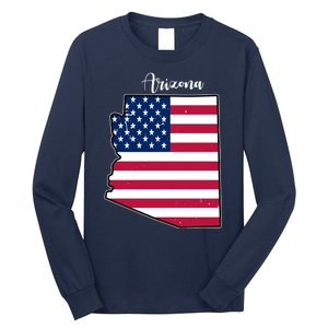 Arizona United States Map Long Sleeve Shirt