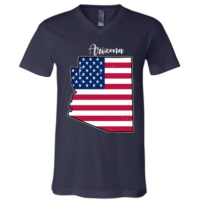 Arizona United States Map V-Neck T-Shirt