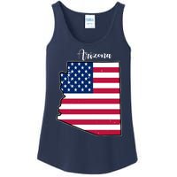 Arizona United States Map Ladies Essential Tank