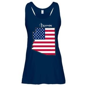 Arizona United States Map Ladies Essential Flowy Tank