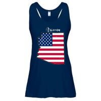 Arizona United States Map Ladies Essential Flowy Tank