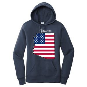 Arizona United States Map Women's Pullover Hoodie