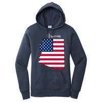 Arizona United States Map Women's Pullover Hoodie