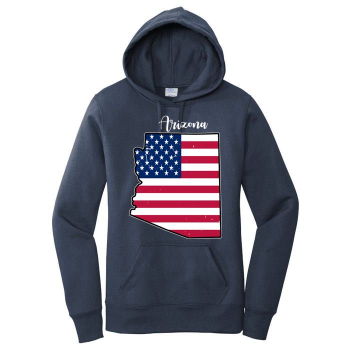 Arizona United States Map Women's Pullover Hoodie