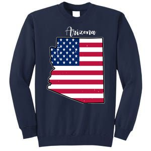 Arizona United States Map Tall Sweatshirt