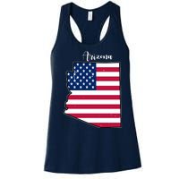 Arizona United States Map Women's Racerback Tank