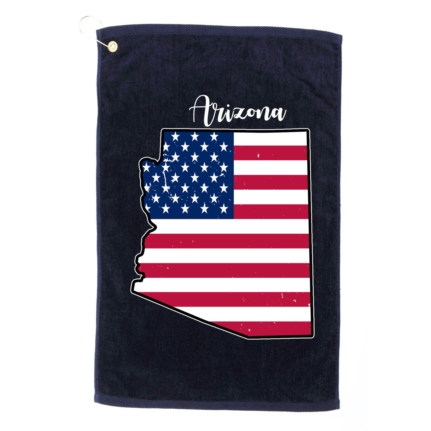 Arizona United States Map Golf Towel
