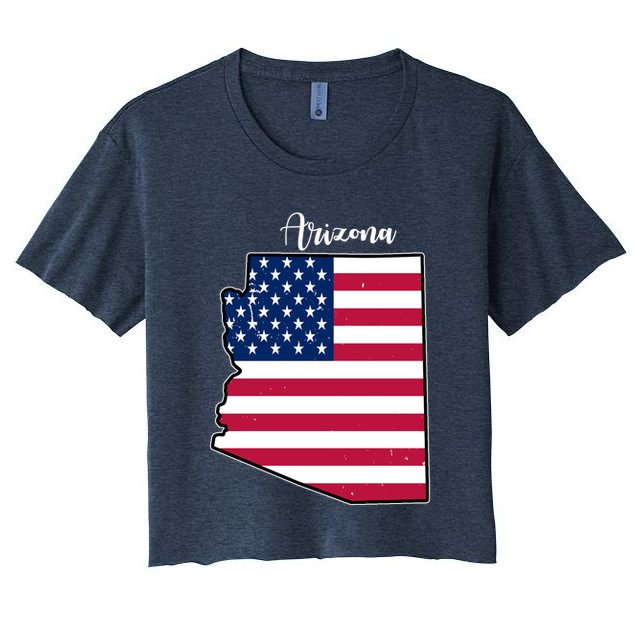 Arizona United States Map Crop Top