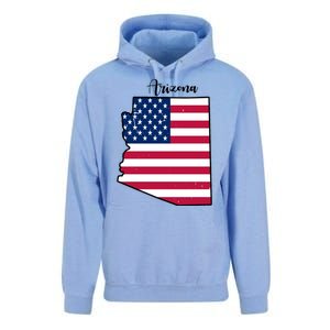 Arizona United States Map Unisex Surf Hoodie