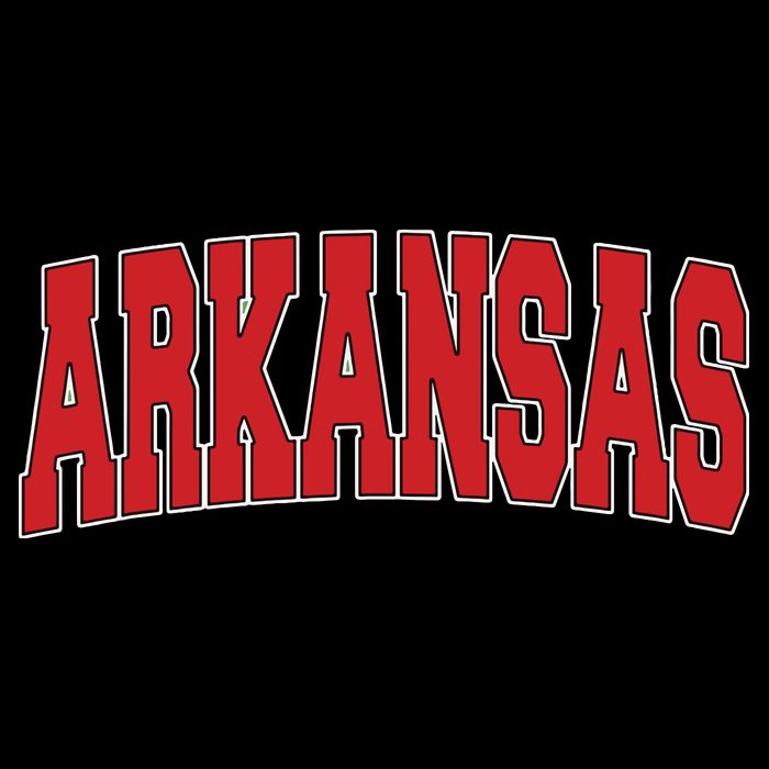 Arkansas Usa State Ar Varsity Style Vintage Sports Baby Bodysuit