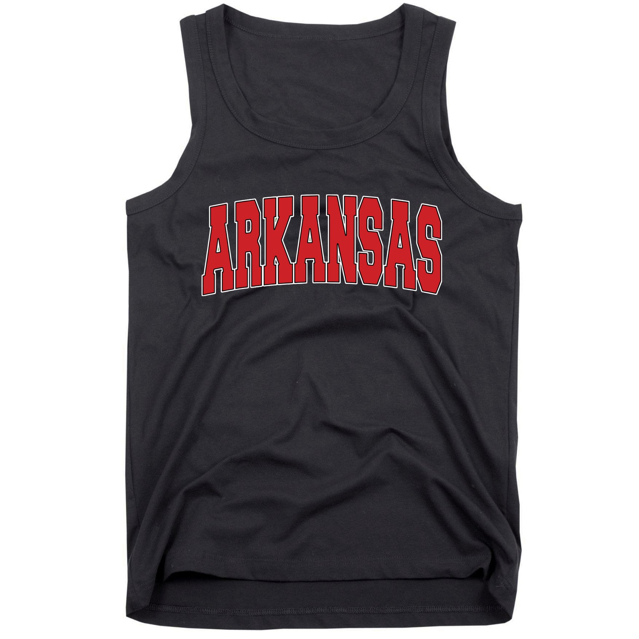 Arkansas Usa State Ar Varsity Style Vintage Sports Tank Top