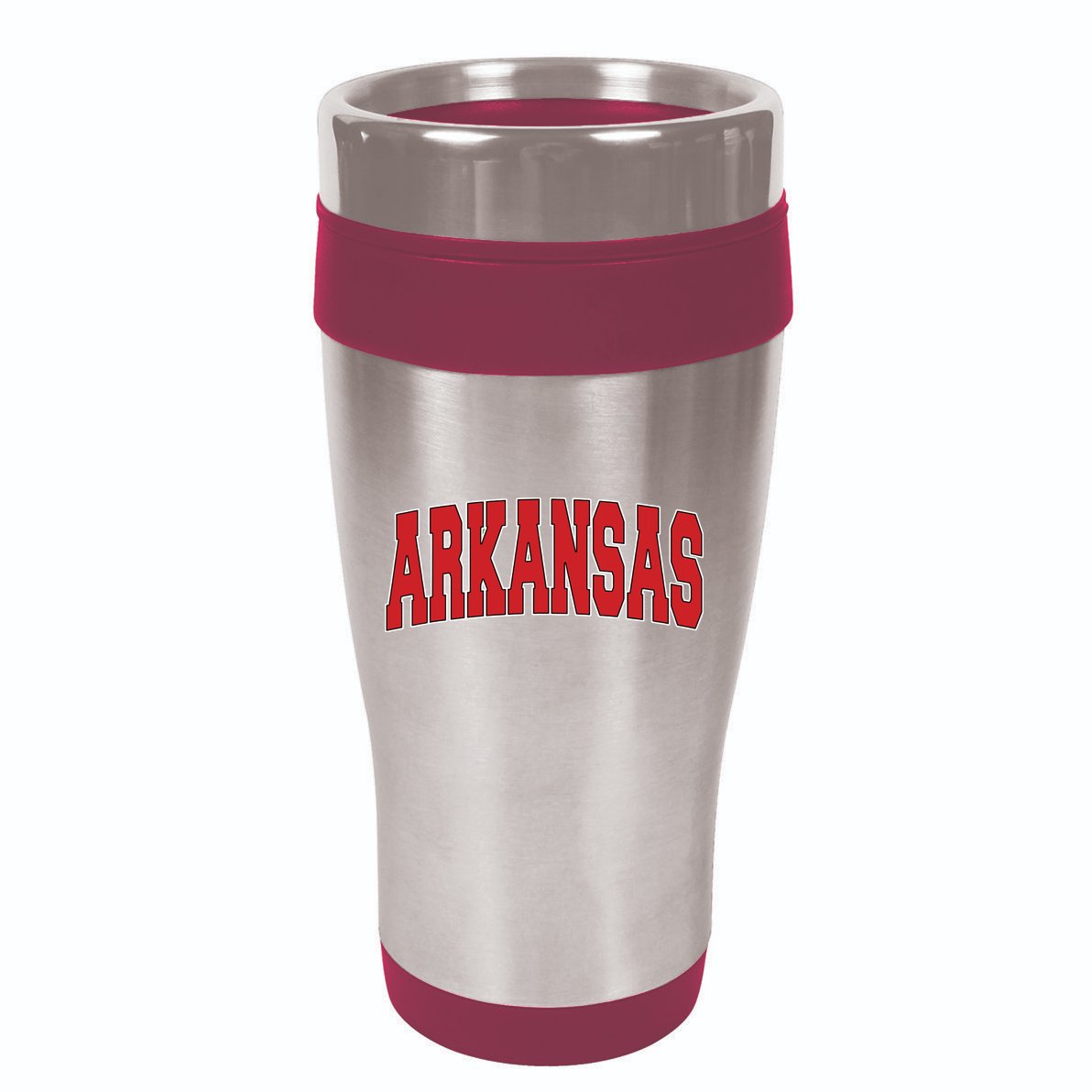 Arkansas Usa State Ar Varsity Style Vintage Sports 16oz Travel Tumbler
