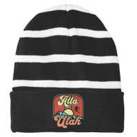 Alta Utah Ski Outdoors Striped Beanie with Solid Band