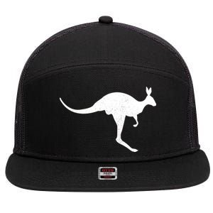 Aussie Kangaroo 7 Panel Mesh Trucker Snapback Hat