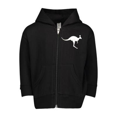 Aussie Kangaroo Toddler Zip Fleece Hoodie