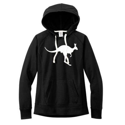 Aussie Kangaroo Women's Fleece Hoodie