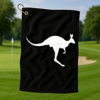 Aussie Kangaroo Golf Towel