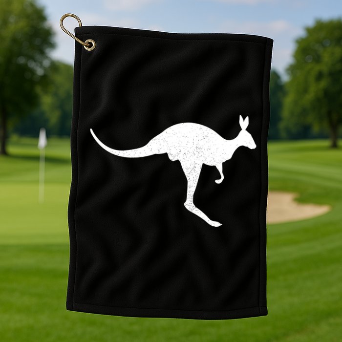 Aussie Kangaroo Golf Towel