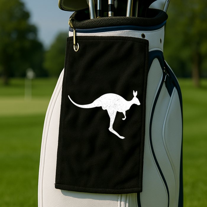 Aussie Kangaroo Golf Towel