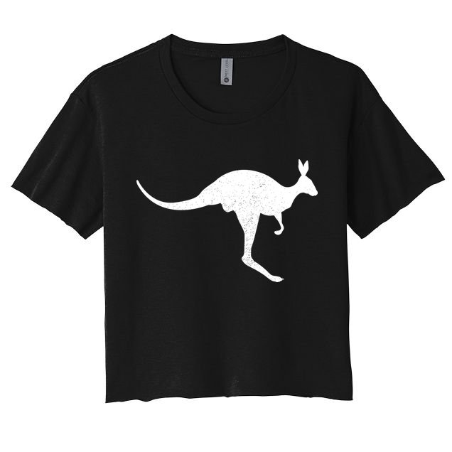Aussie Kangaroo Crop Top