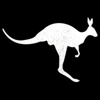 Aussie Kangaroo Crop Top