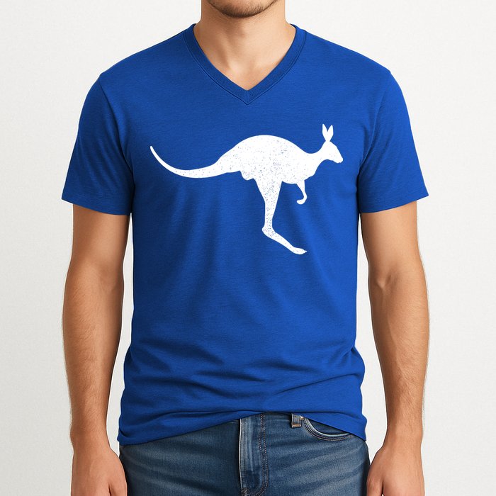 Aussie Kangaroo V-Neck T-Shirt