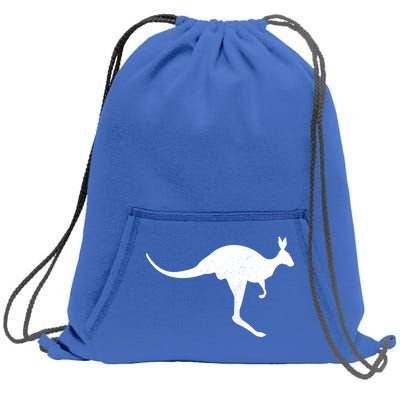 Aussie Kangaroo Sweatshirt Cinch Pack Bag