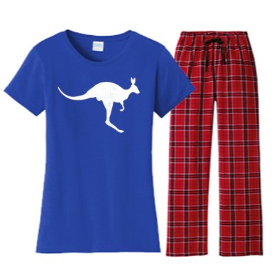 Aussie Kangaroo Women's Flannel Pajama Set