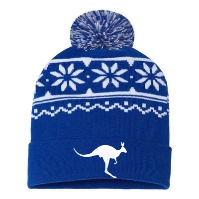 Aussie Kangaroo USA-Made Snowflake Beanie