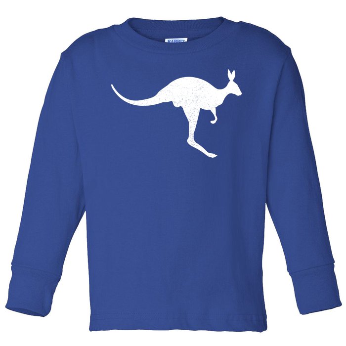 Aussie Kangaroo Toddler Long Sleeve Shirt