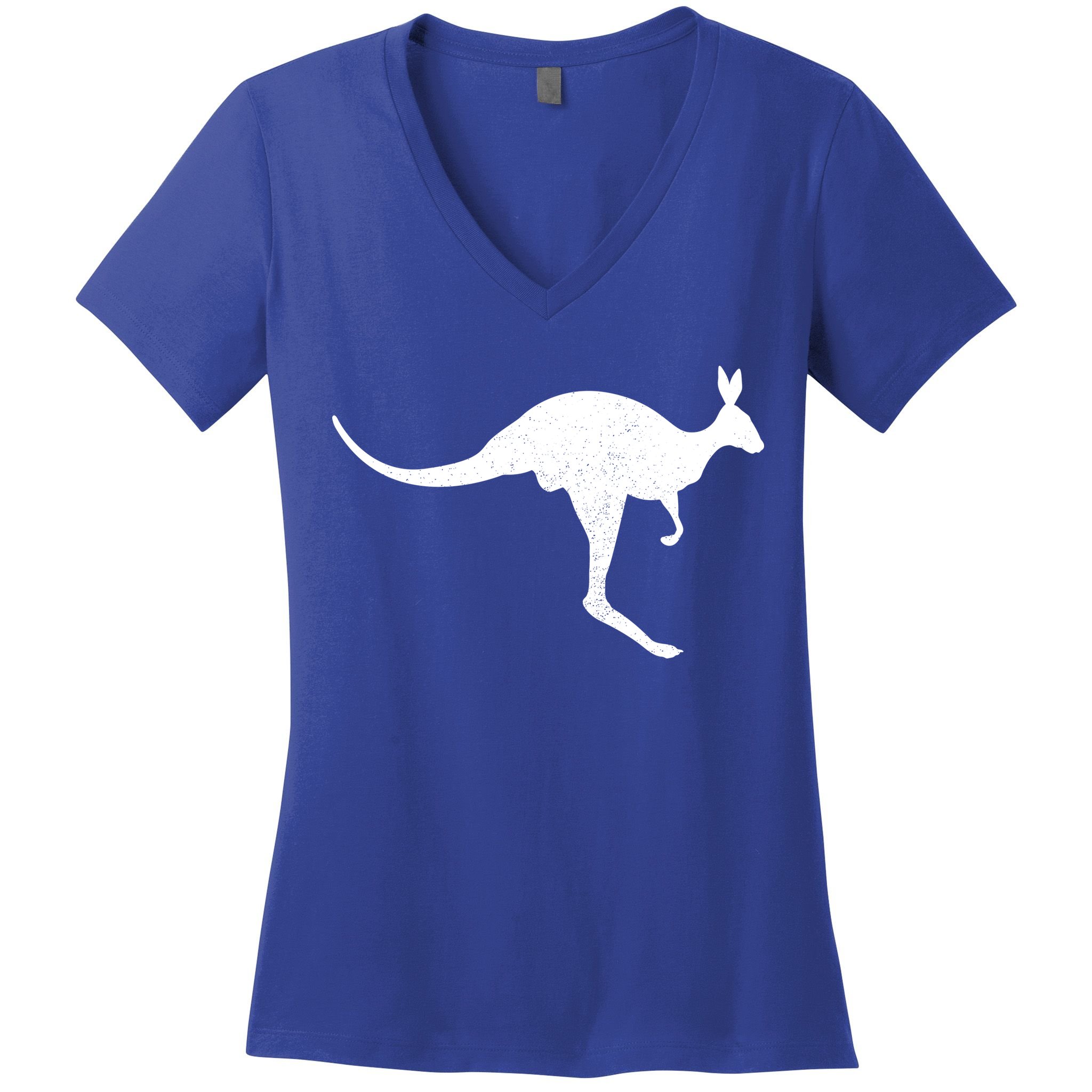 Aussie Kangaroo Women's V-Neck T-Shirt