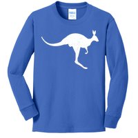 Aussie Kangaroo Kids Long Sleeve Shirt