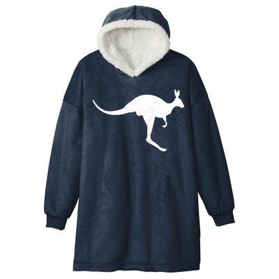 Aussie Kangaroo Hooded Wearable Blanket