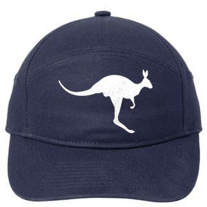 Aussie Kangaroo 7-Panel Snapback Hat